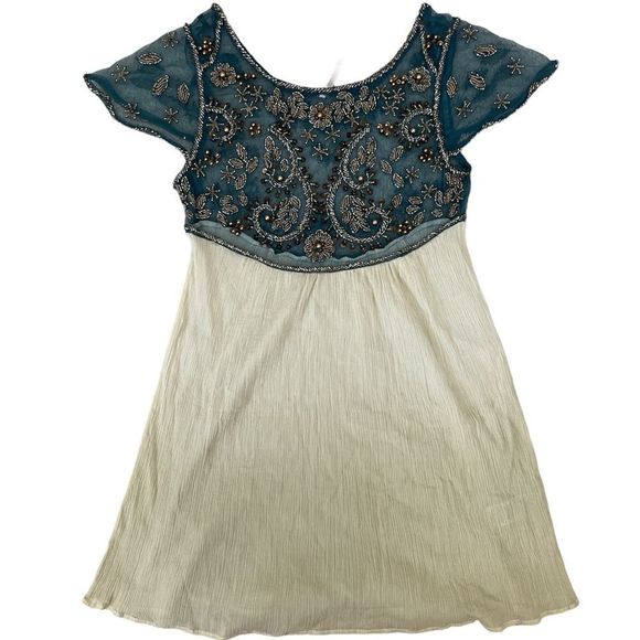 NWOT Free People embellished Pams tunic dress xs - Picture 4 of 11